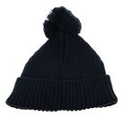 TOMMY HILFIGER Big Flag Beanie Pom Pom S / M Space Blue TOMMY HILFIGER Big Flag Beanie Pom Pom S / M Space Blue