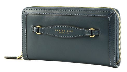 THE BRIDGE Bettina Lady Wallet Ceruleo Oro
