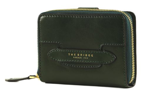 THE BRIDGE Lucrezia Ladie's Wallet Malachite Oro