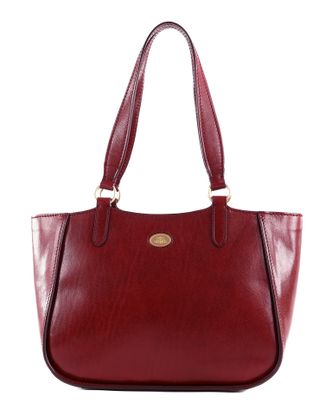 THE BRIDGE Dora Hobo Chianti Bordeaux Abb. Oro