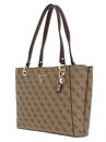 GUESS Noelle Noel Tote Latte Logo / Brown GUESS Noelle Noel Tote Latte Logo / Brown