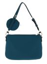 GUESS Eco Gemma Top Zip Shoulder Bag Teal GUESS Eco Gemma Top Zip Shoulder Bag Teal
