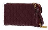 GUESS Aveta Mini Crossbody Flap Organizer Merlot GUESS Aveta Mini Crossbody Flap Organizer Merlot