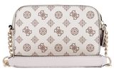 GUESS Noelle Girlfriend Crossbody Camera Bag Cream Logo