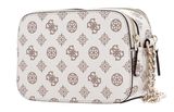GUESS Noelle Girlfriend Crossbody Camera Bag Cream Logo