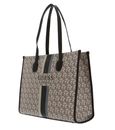 GUESS Silvana Girlfriend Tote Espresso Logo