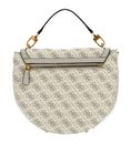 GUESS Izzy Flap Saddle Bag Dove Logo GUESS Izzy Flap Saddle Bag Dove Logo