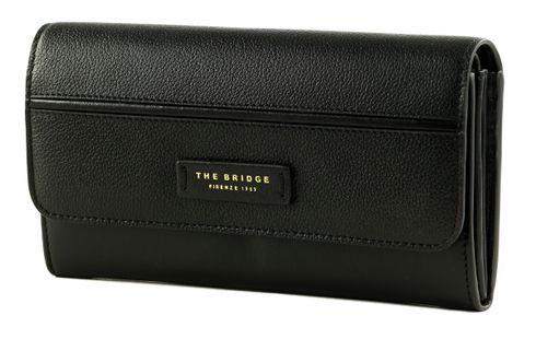 THE BRIDGE Domitilla Continental Wallet Nero ORO