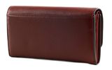 THE BRIDGE Domitilla Continental Wallet Chianti Bordeaux Oro THE BRIDGE Domitilla Continental Wallet Chianti Bordeaux Oro