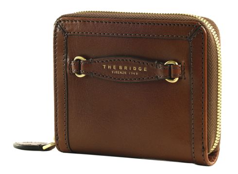 THE BRIDGE Bettina Zip Around Wallet S Marrone TB 14