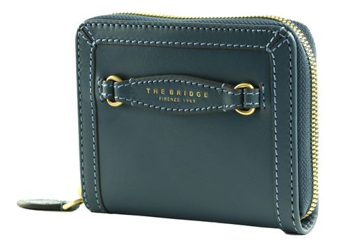 THE BRIDGE Bettina Zip Around Wallet S Ceruleo Oro