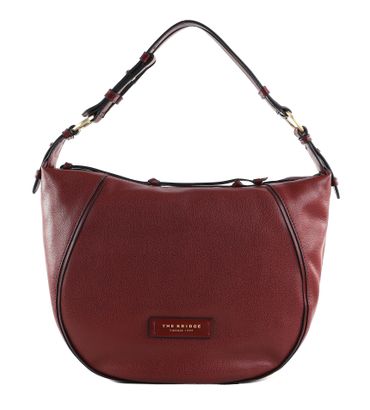 THE BRIDGE Hobo Bag Chianti Bordeaux Abb. Oro