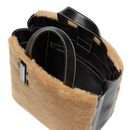 LIEBESKIND BERLIN Shearling Paperbag S Dark Clay
