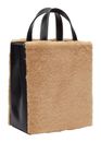 LIEBESKIND BERLIN Shearling Paperbag S Dark Clay