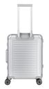travelite Next 4W Trolley With Front Bag S Silver