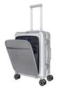 travelite Next 4W Trolley With Front Bag S Silver