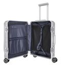 travelite Next 4W Trolley With Front Bag S Silver