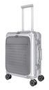 travelite Next 4W Trolley With Front Bag S Silver