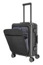 travelite Next 4W Trolley With Front Bag S Black travelite Next 4W Trolley With Front Bag S Black