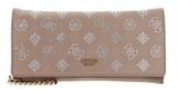 GUESS Gilded Glamour Mini Flap Clutch Champagne
