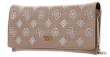 GUESS Gilded Glamour Mini Flap Clutch Champagne
