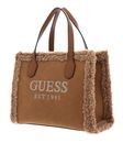 GUESS Silvana 2 Compartment Tote Cognac