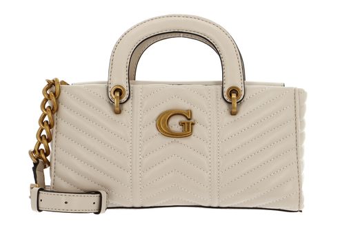 GUESS Lovide Mini Satchel Bag Stone