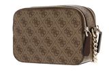 GUESS Noelle Crossbody Camera Bag Latte Logo / Brown