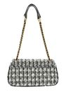 GUESS Giully Convertible Crossbody Flap Bag Grey Multi GUESS Giully Convertible Crossbody Flap Bag Grey Multi
