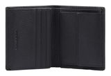 PIQUADRO Black Square Vertical Men´s Wallet with Coin Pocket RFID Black PIQUADRO Black Square Vertical Men´s Wallet with Coin Pocket RFID Black