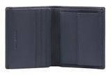 PIQUADRO Black Square Vertical Men´s Wallet with Coin Pocket RFID Blue PIQUADRO Black Square Vertical Men´s Wallet with Coin Pocket RFID Blue