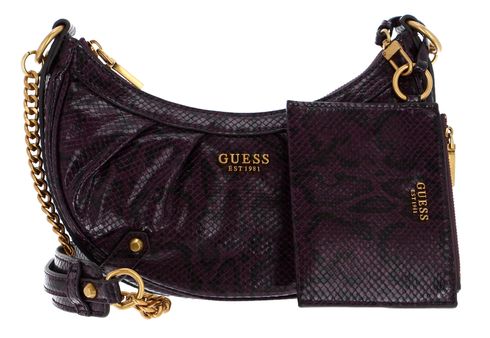GUESS Clelia Crossbody Top Zip Bag Plum