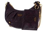 GUESS Clelia Crossbody Top Zip Bag Plum