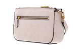 GUESS G James Logo Mini Double Zip Crossbody Bag Blush Logo