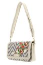 VALENTINO Blizzard Flap Bag Ecru / Multi VALENTINO Blizzard Flap Bag Ecru / Multi