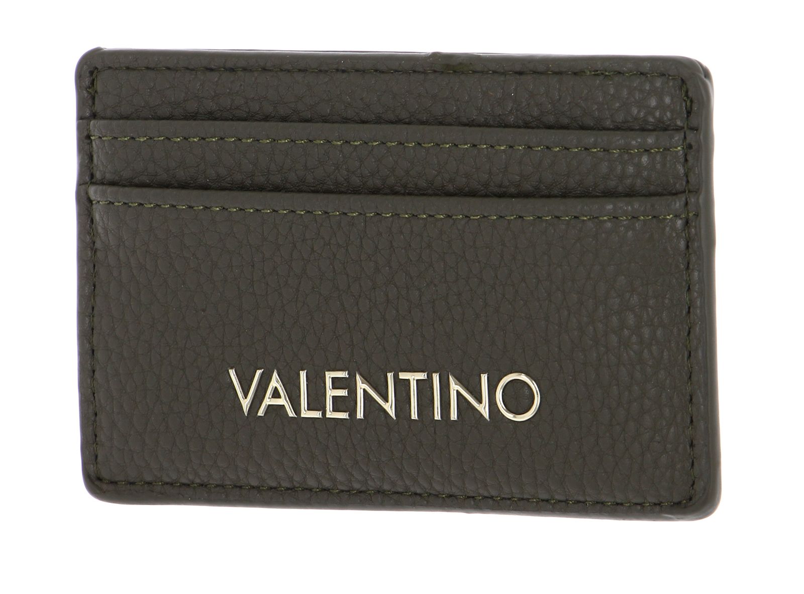 Porte-cartes De Crédit Valentino Petal Re Nero - Matelassé, Design Géométrique, 11,5 X 7,5 Cm