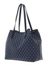 GUESS Vikky Large Tote Blue Logo / Cognac