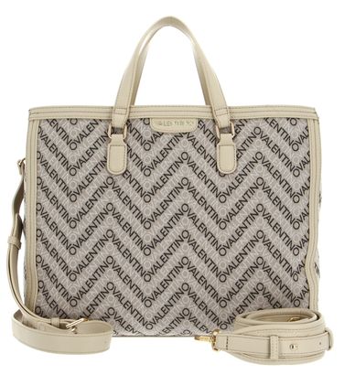 VALENTINO Blizzard Shopping Bag Ecru / Multi