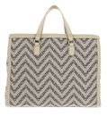 VALENTINO Blizzard Shopping Bag Ecru / Multi VALENTINO Blizzard Shopping Bag Ecru / Multi