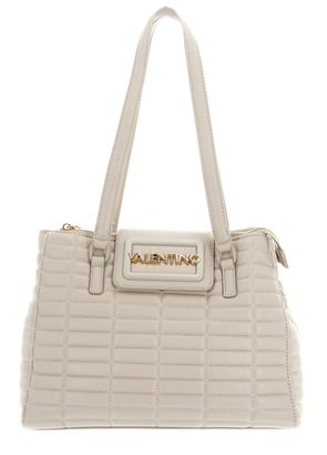 VALENTINO Quilt Shopping Bag Ecru