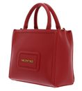 VALENTINO Snowy Re Shopping Bag Rosso Scuro VALENTINO Snowy Re Shopping Bag Rosso Scuro