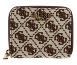 GUESS Laurel SLG Small Zip Around Brown Logo GUESS Laurel SLG Small Zip Around Brown Logo