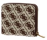 GUESS Laurel SLG Small Zip Around Brown Logo GUESS Laurel SLG Small Zip Around Brown Logo
