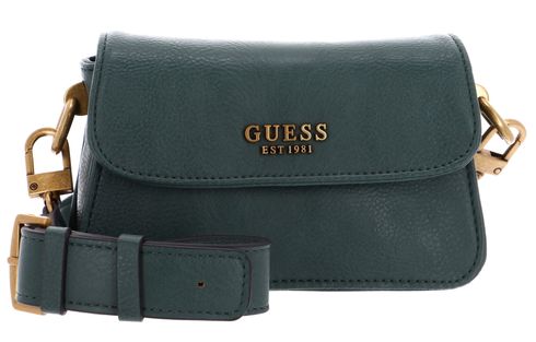 GUESS Arja Mini Crossbody Flap Bag Forest