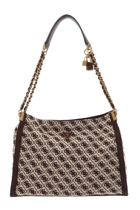 GUESS Shemara Shopper Brown Logo