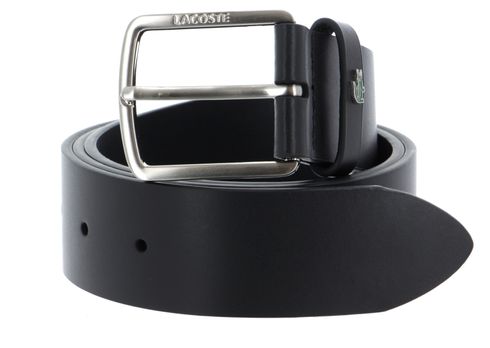 LACOSTE Casual 35 Raw Edges Stitched Belt W125 Noir