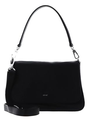 abro Leather Adria Hobo Bag Lulu Black / Nickel
