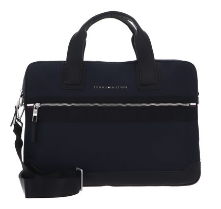 TOMMY HILFIGER TH Elevated Nylon Computer Bag Space Blue