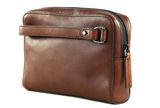 THE BRIDGE Damiano Clutch Marrone TB / Rut. Sc. Opaco THE BRIDGE Damiano Clutch Marrone TB / Rut. Sc. Opaco