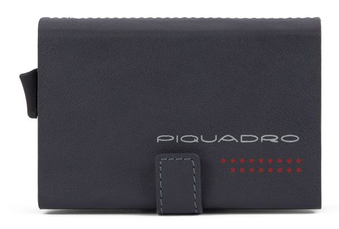 PIQUADRO Urban Double Compact Wallet RFID Nero